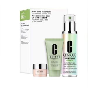 NWT Clinique Even Tone Essentials Skin
Care Set